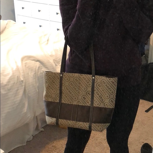 VINTAGE Brown Classic Coach Purse - Picture 7 of 7